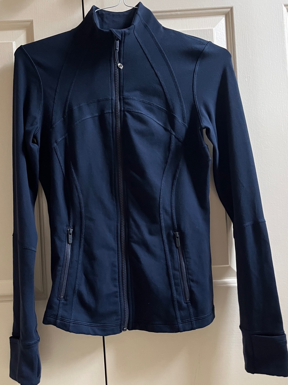 🍒LULULEMON sz 8 DEFINE Jacket TRUE NAVY Midnight Blue *LUON!